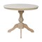 International Concepts Round 36 in Rd Top Pedestal Table, 12 in Leaf, 28.9 inH, Dining Height, Unfinished, 36 W, 48 L K-36RXT-11B - alternate 2